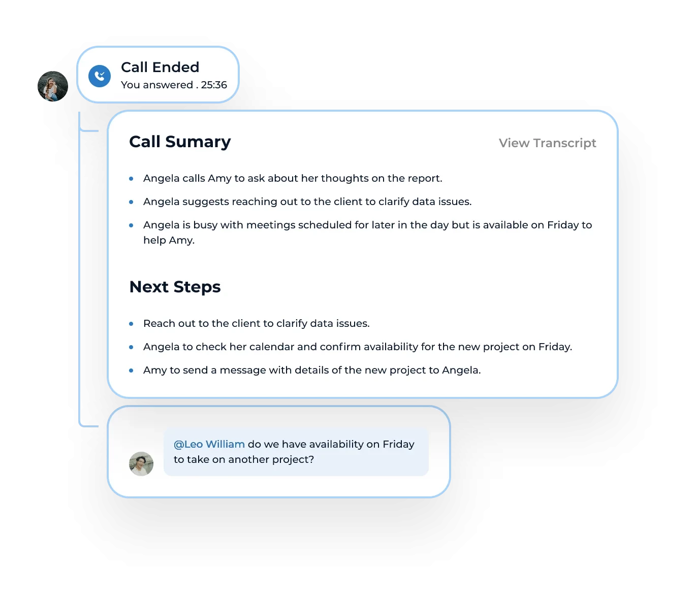 Voicemail transcription