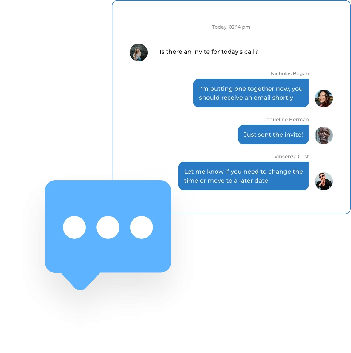 Team collaboration chat