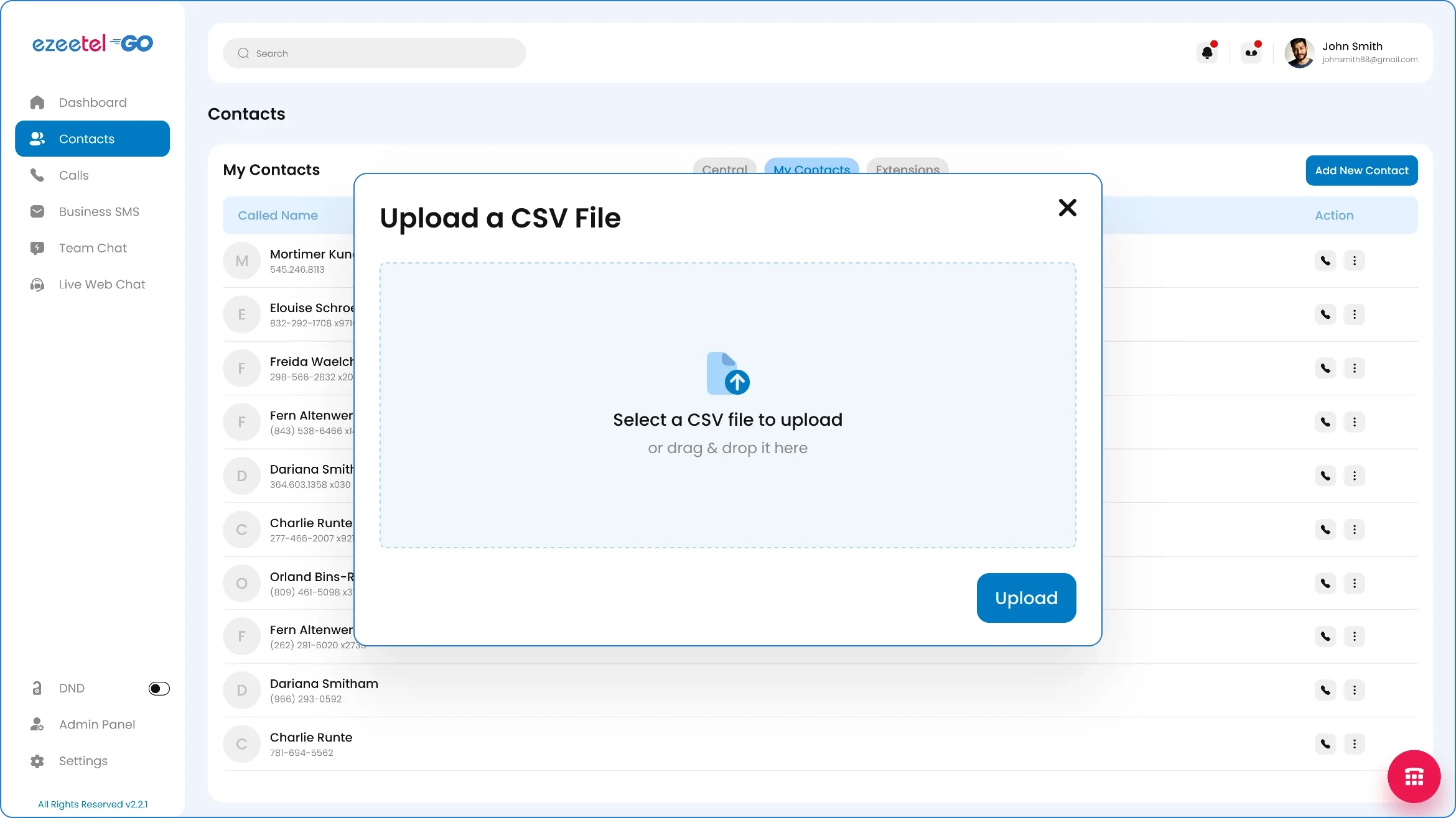 Business contact directory