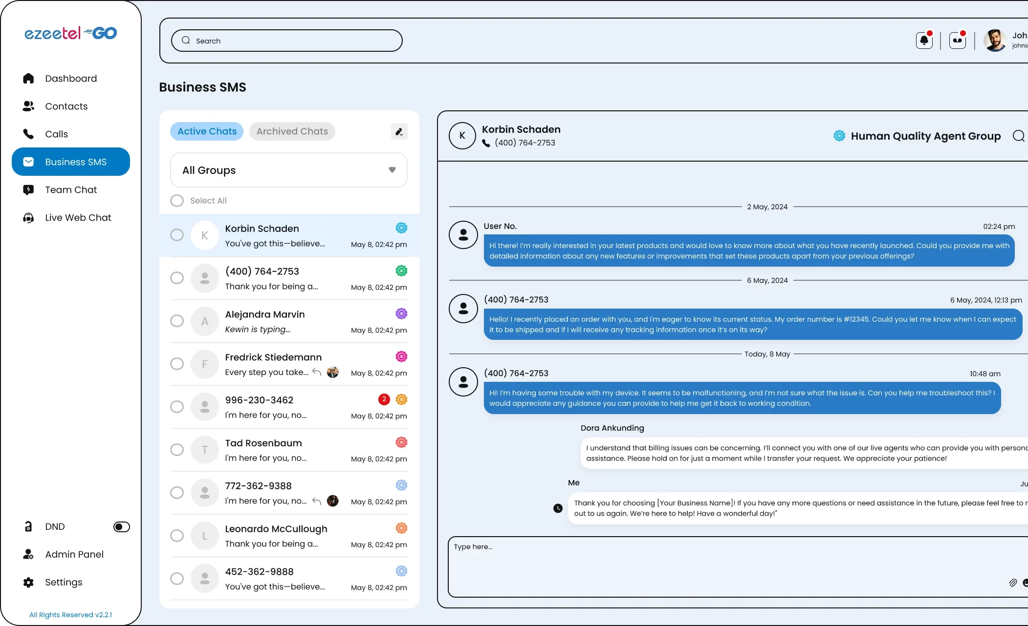 Business phone system