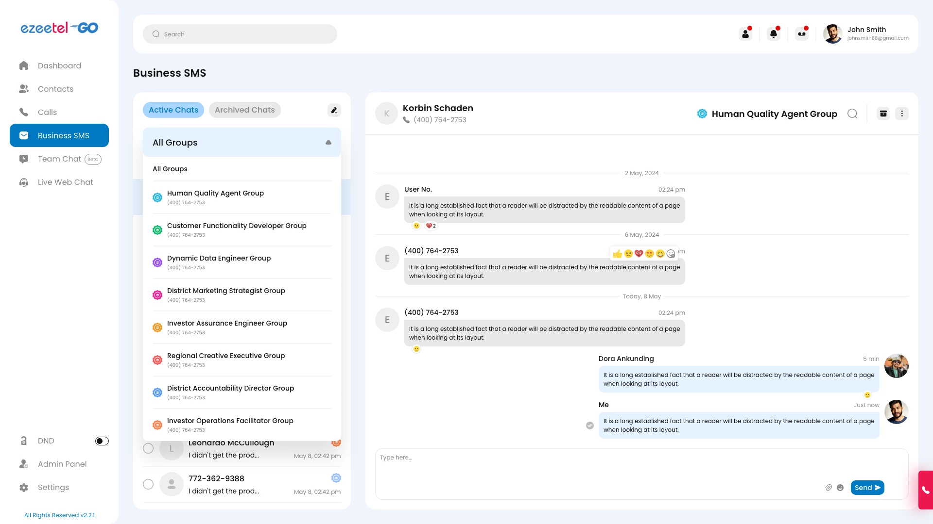 Unified messaging platform