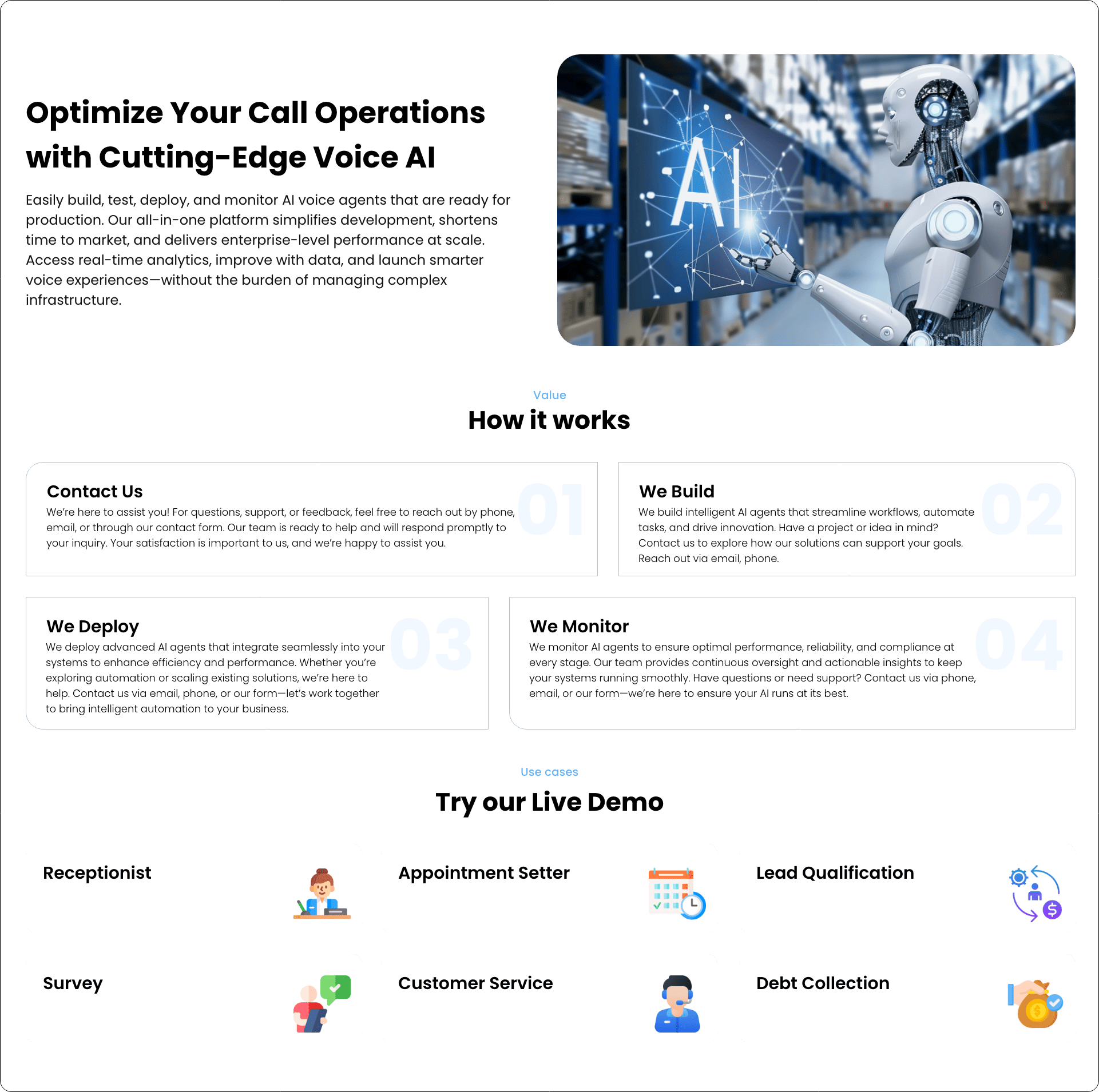 AI powered phone system